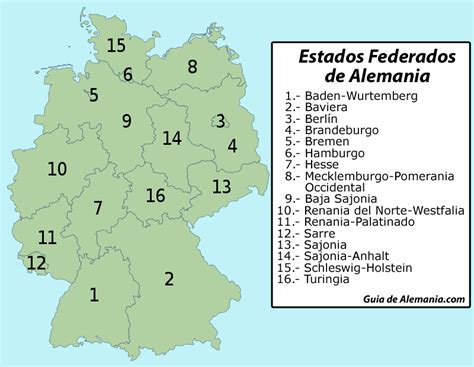 estados federados de alemania